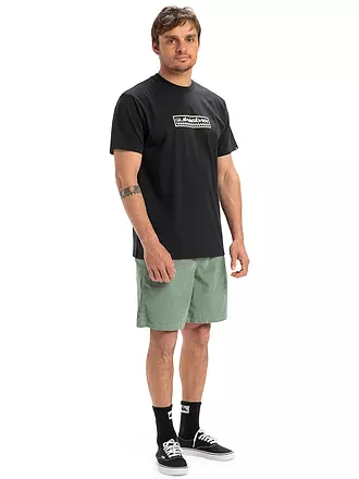 QUIKSILVER | Beachshirt da uomo Ev Sun Dagger | schwarz